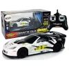 slomart RC športni avto Corvette C6.R Bela, 1:24, 2.4G, luči