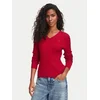 Tommy Hilfiger Pulover WW0WW44987 Rdeča Regular Fit