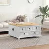 storage box s ladicama Bijelo 90 x78 x 45 cm Čvrsto borovo drvo