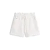Tommy Jeans Kratke hlače iz tkanine DW0DW22227 Bela Regular Fit