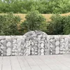 Lučne gabionske košare 14 kom 200x30x80/100cm pocinčano željezo