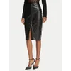Elisabetta Franchi Krilo iz umetnega usnja GO-244-67E2-V440 Črna Fitted Fit