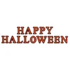 shumee Našitek HAPPY HALLOWEEN - napis - Prišiven - Vezen našitek/značka/emblem