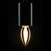 SEGULA LED sveča GU10 3W žarnica z žarilno nitko dim 2.200K - Steklo