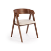 Stol Houston 1739 Bež, Oreh, 75x51x55cm, Blago, Lesen