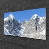 tulup.si Slika na akrilnem steklu Snow mountain landscape 100x50 cm 4 obešalnika