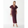 BWLDR Obleka ELIZA bordo