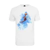 Basketball T-shirt with clouds white