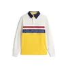 TOMMY HILFIGER Majica SAILING mornarska/rumena/temno rdeča/volneno bela