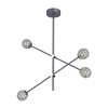 Lestenec na drogu PAKSOS 4xG9/5W/230V siv