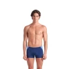 Arena performance monogram short navy/blue multi s - uk32