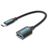 Vention USB 3.1 (Gen 1) C moški na A ženski OTG kabel 0.15M Črn