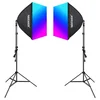 Neewer NEEWER NK800 STUDIJSKI KOMPLET DVA SOFTBOXA + RGB ŽARNICE 24W 2700-6500K