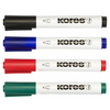 KORES marker za belo tablo, 4 kos