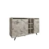 Hanah Home Konzola Seria, 140x86x40 cm, Svetlosiva