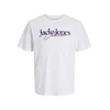 Jack & Jones Junior Majica JJTOM modra / rdeča / bela
