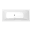 POLYSAN MIMOA Pravokotna Kopalna Kad 170x80, Bel Mat, Modern Design