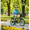Deciji bicikl sa pomoćnim točkovima Crosser 724-16 crno/zelena