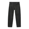 Pull&Bear Kavbojke črn denim