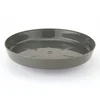 Lamela Antracitni cvetlični lonček za krožnik 16,9 cm Plastika