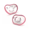 Nanobébé® Flexy silikonska cucla, 3+mj, 2 kom, Roza