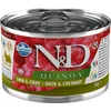 N&D Vlažna hrana za pse Can Dog Quinoa Mini Duck&Coconut, 140g