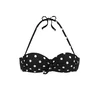 LASCANA Bikini zgornji del črna / bela