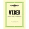 WEBER:GRAND DUO CONCERTANT OP.48 ES-DUR PIANO AND CLARINET (VIOLIN)