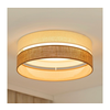 Brilagi - LED prigušiva svetiljka ROYAL YUTE LED/24W/230V bež/krem + daljinski upravljač