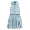 Polo Ralph Lauren Srajčna obleka 313934151001 Svetlo modra Regular Fit