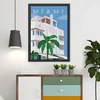 Wallity Uramljena slika Miami, 40x55 cm