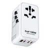 UOUCOO 100 W univerzalni potovalni napajalnik – 3x USB-C PD in 1x USB-A QC