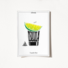 Wallity Poster Tequila Shot-2050, 50x70 cm