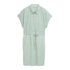 TOM TAILOR DENIM Dolga srajca zelena/bela