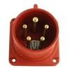 tp electric VTIČNICA ZA PREKLOP FAZE RAVNA 5P 32A 400V IP44 ZA RAZDELILNO OMARICO