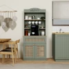 HANAH HOME Coffee polica zelene boje Lucas 1600 129