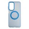 Silikonska futrola Magsafe FLURO COLOR Samsung S24/S25 PLAVA
