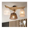 Brilagi - LED plafonski luster ANTHONY 3xE14/40W/230V hrast