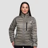 GymBeam Women‘s Puffer Jacket Vetiver/Black