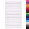 shumee vidaXL Brisače za savno 10 kos bela 80x200 cm 360 g/m2 100% bombaž