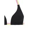BUFFALO Bikini zgornji del  neonsko rumena / neonsko roza / črna