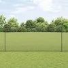 Zatvorena žičana ograda s postovima 10 x 1,4 m Siva Mreža