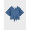 Sinsay - Bluza s vezivanjem - indigo