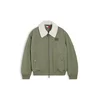 Tommy Jeans Prehodna jakna oliva / bela