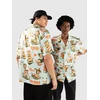 The Dudes Wasted Dudes Pistachio Hawaiian Shirt multicolor