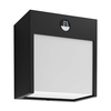 Brilagi-LED Spoljno zidno svetlo sa senzorom TERNI LED/12W/230V crno IP44
