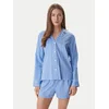 LAUREN RALPH LAUREN Pižama ILN12490 Modra Regular Fit