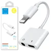 Joyroom S-Y104 Lightning - Adapter za slušalke Lightning/mini jack 3,5 mm - bel
