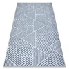 eoshop Preproga COLOR 47176360 SISAL vrstice, trikotniki, cikcak bež/modra ( - Velikost: 160x230 cm)