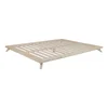 Zakonska postelja iz borovega lesa z letvenim dnom Karup Design Senza Bed Natural, 140 x 200 cm